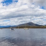 The Huon River is the fourth largest river in Tasmania, Australia. It is 170 km in length, and runs through the fertile Huon Valley.